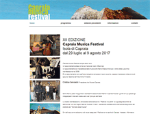 Tablet Screenshot of capraiamusicafestival.it